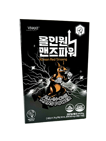 Korejský ženšen, byliny a vitamíny, ALL IN ONE MAN POWER (doplněk stravy)